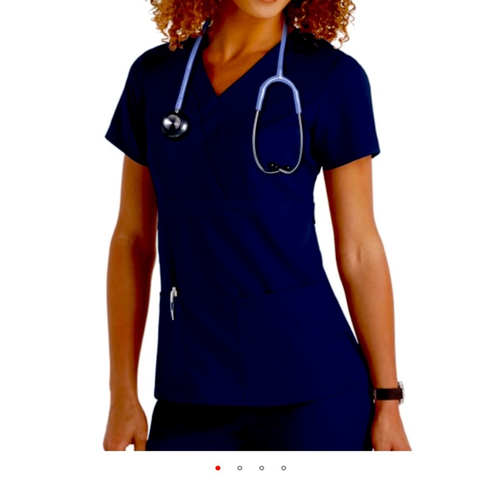 Navy Greys Anatomy by Barco scrubs.